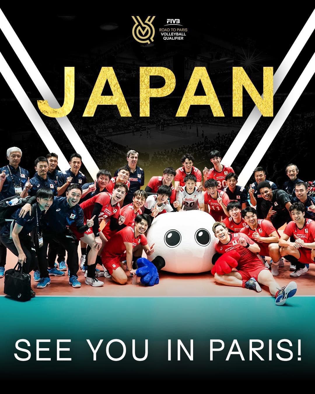Team Japan is ready to head to France for VNL Men's Week 2