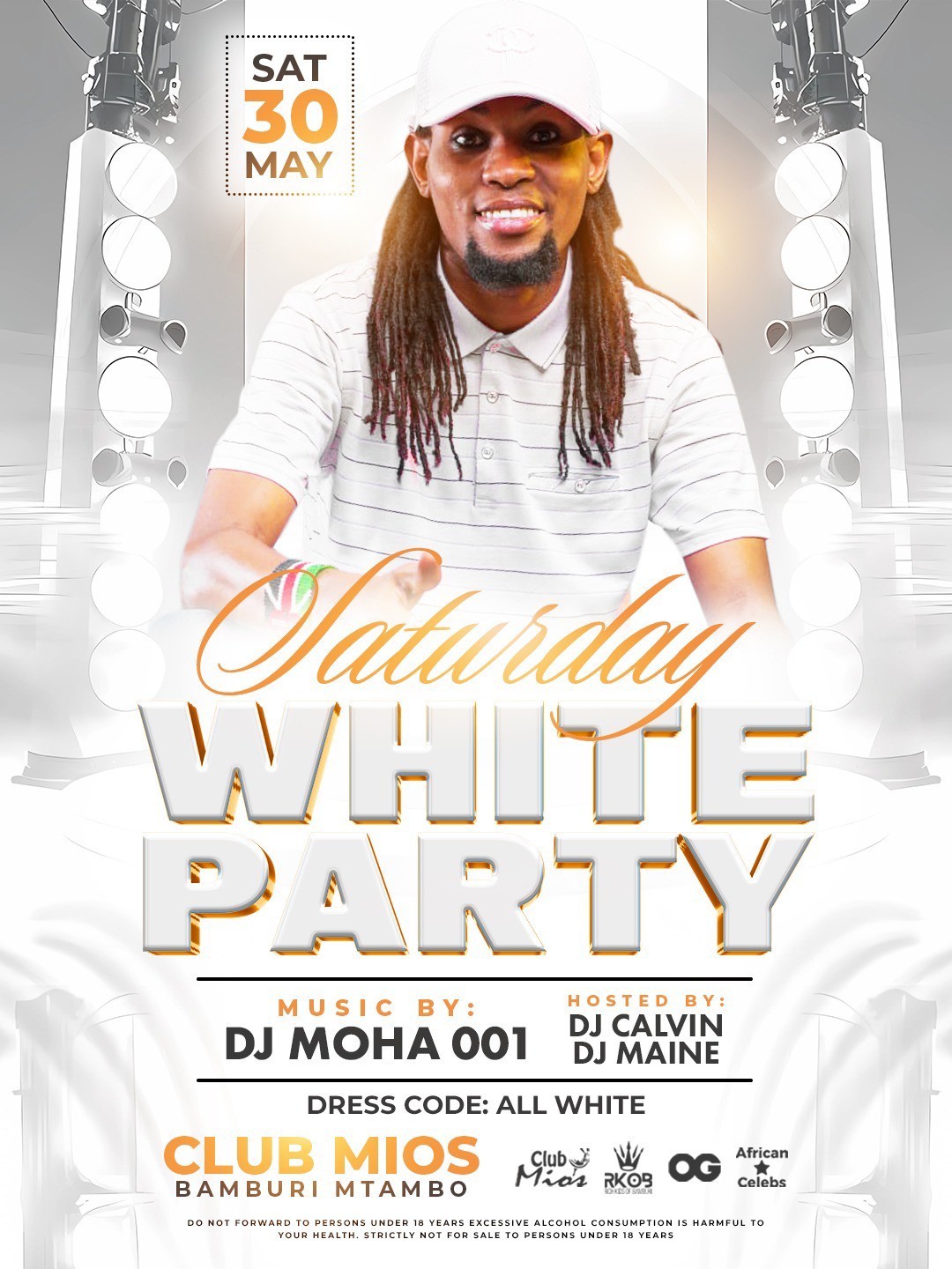Mambo* Ni Mengi Masaa Ni *Machache.Mark* the *Date.Saturday* *30/05/26* It's All About *White* Party @ Club *Mios-Bamburi* With The One & Only Dj *Moha-001.Dress Code purely *White* Or *Arsenal* *Jersey.Plan* Early,Book Early
