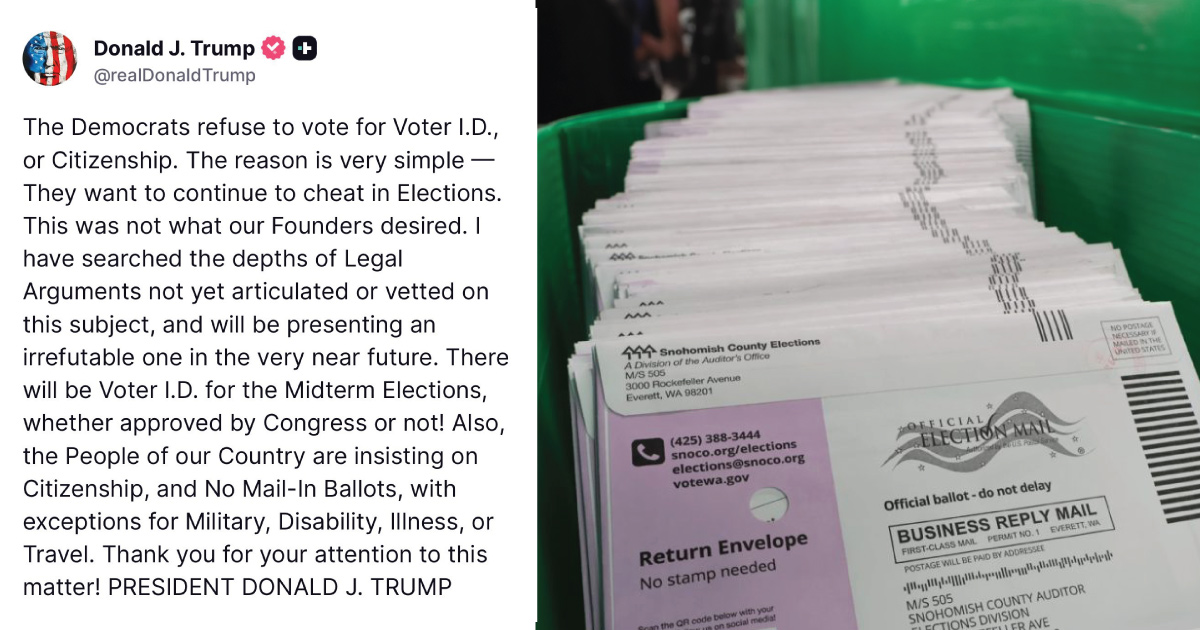 Lynnwood - 🚨BOMBSHELL: Trump vows election reform for Midterm Elections ...