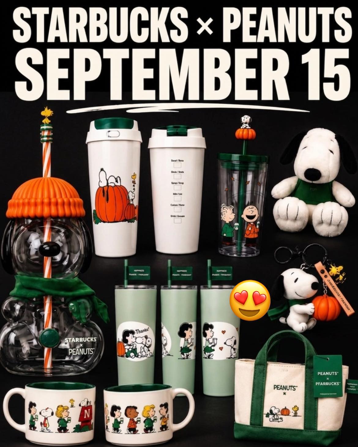 Snoopy fans, grab your coffee and go! ☕🐾 Starbucks has released