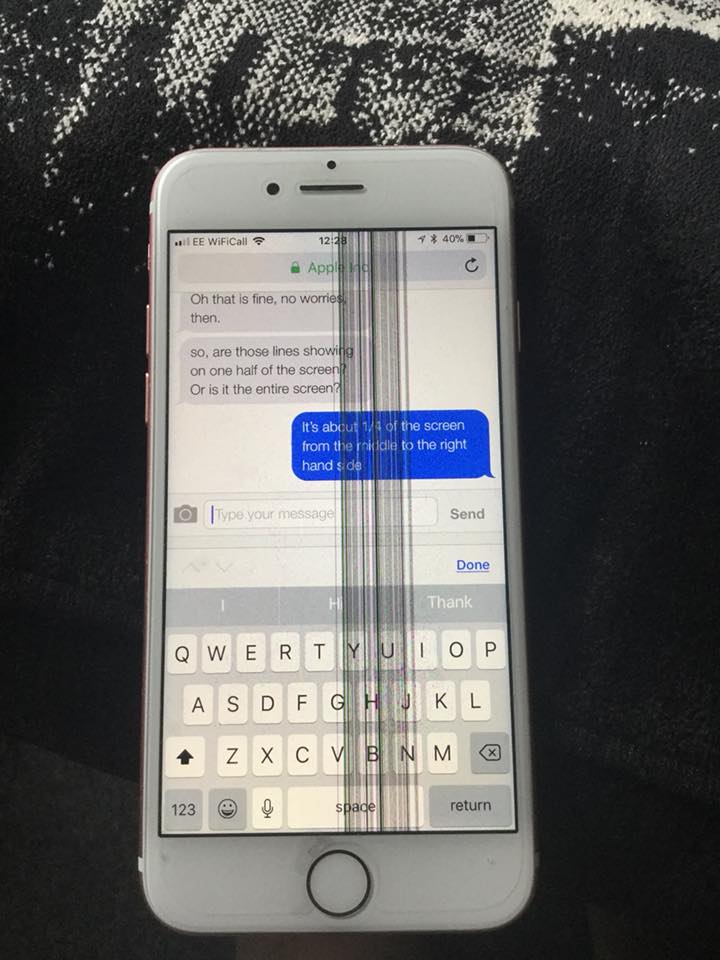 Why is my iPhone showing pineapple instead of apple?