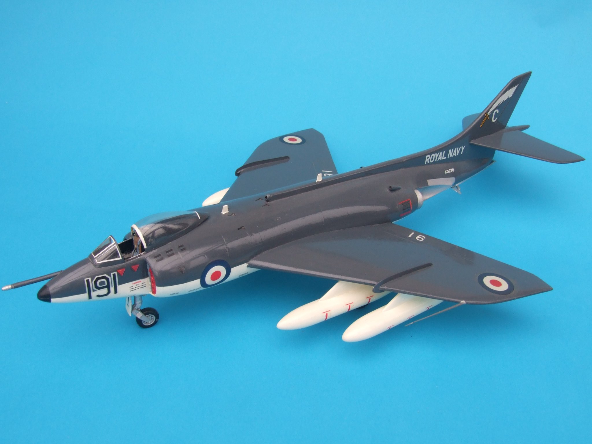 Dynavector 1/48th scale Supermarine Scimitar model build and history