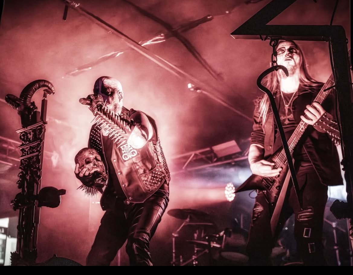 Azrael and Beelzebub in the sign of the skull At @metalembracefestival
