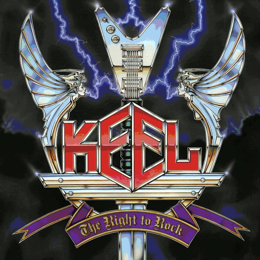 Great Album Cover Artwork Keel 'The Right To Rock' 1985 Keel 'The