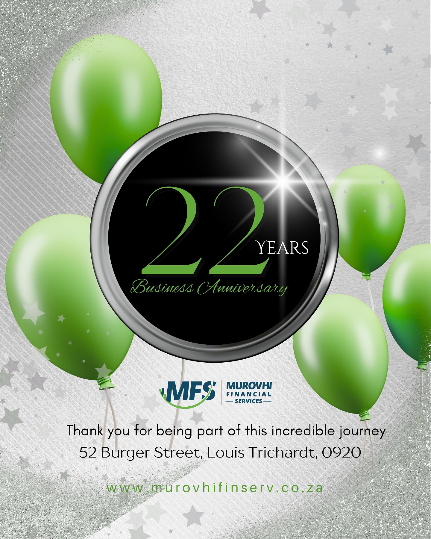 Murovhi - For the past 22 Years, we have remained your timeless partner ...