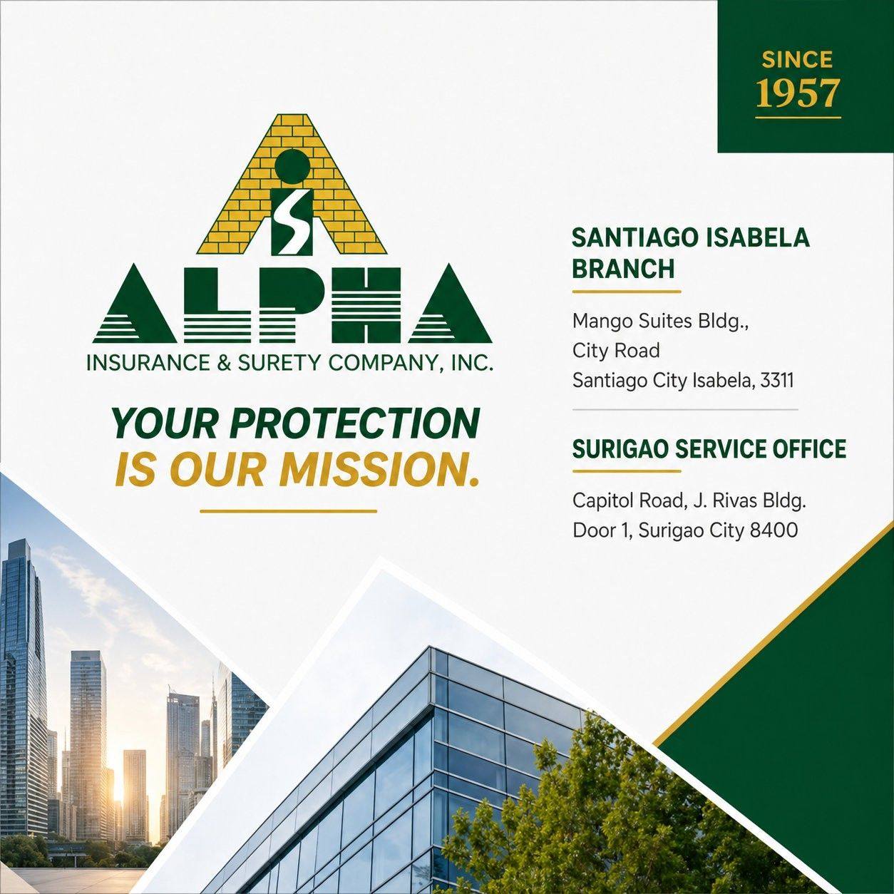 Alpha Insurance Santiago Isabela Branch & Surigao Service Office | Santiago