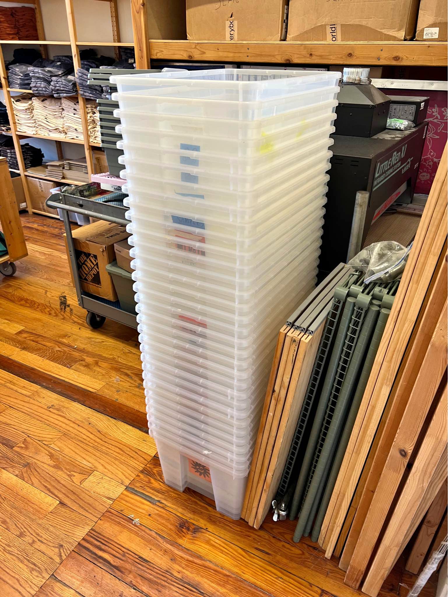 Clear bins (IKEA “SAMLA”) 22”x15”x11” - Storage Bins & Baskets - New ...