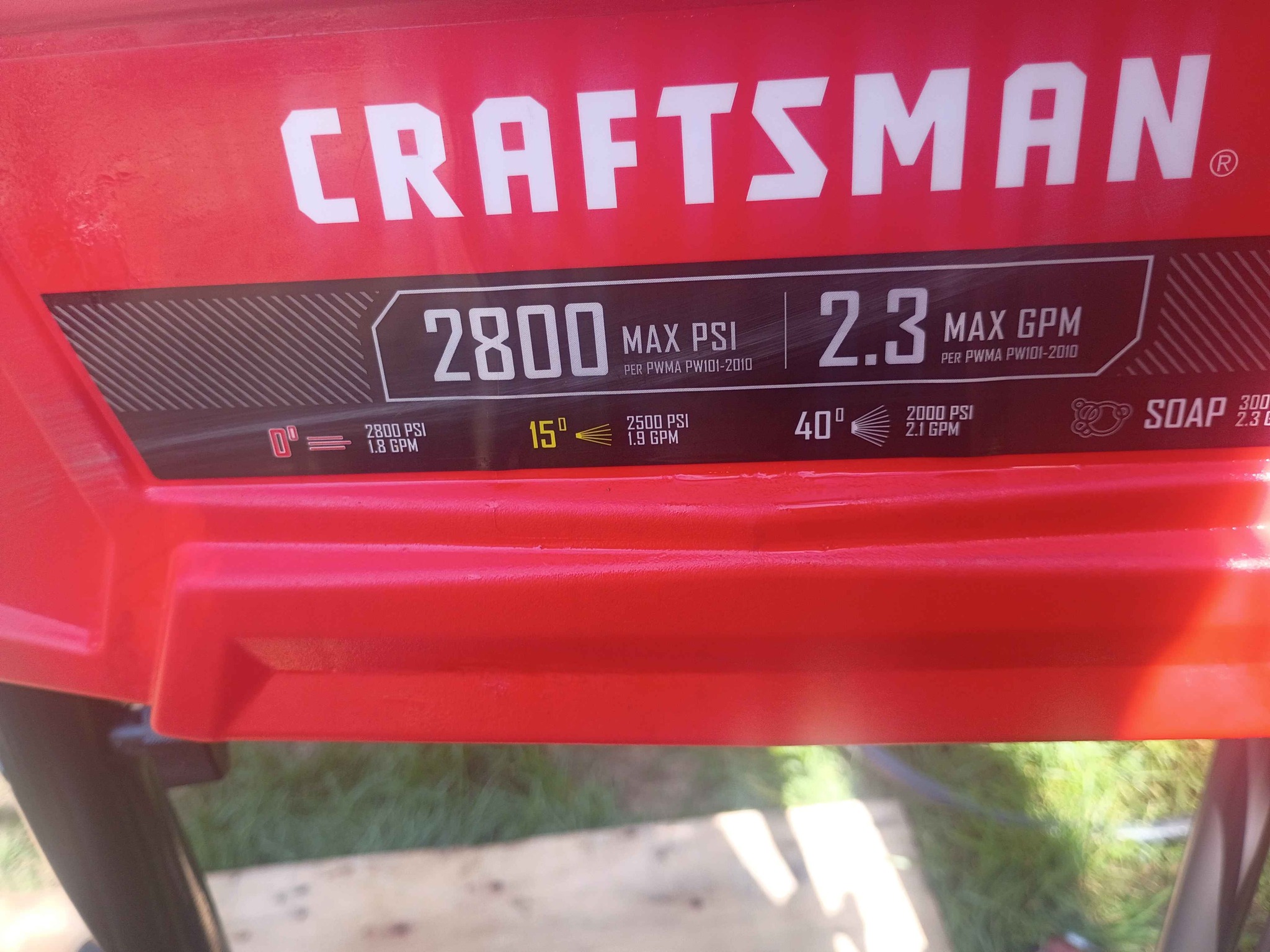 Craftsman 2800 PSI Pressure Washer - Pressure Washers - Johnson City ...