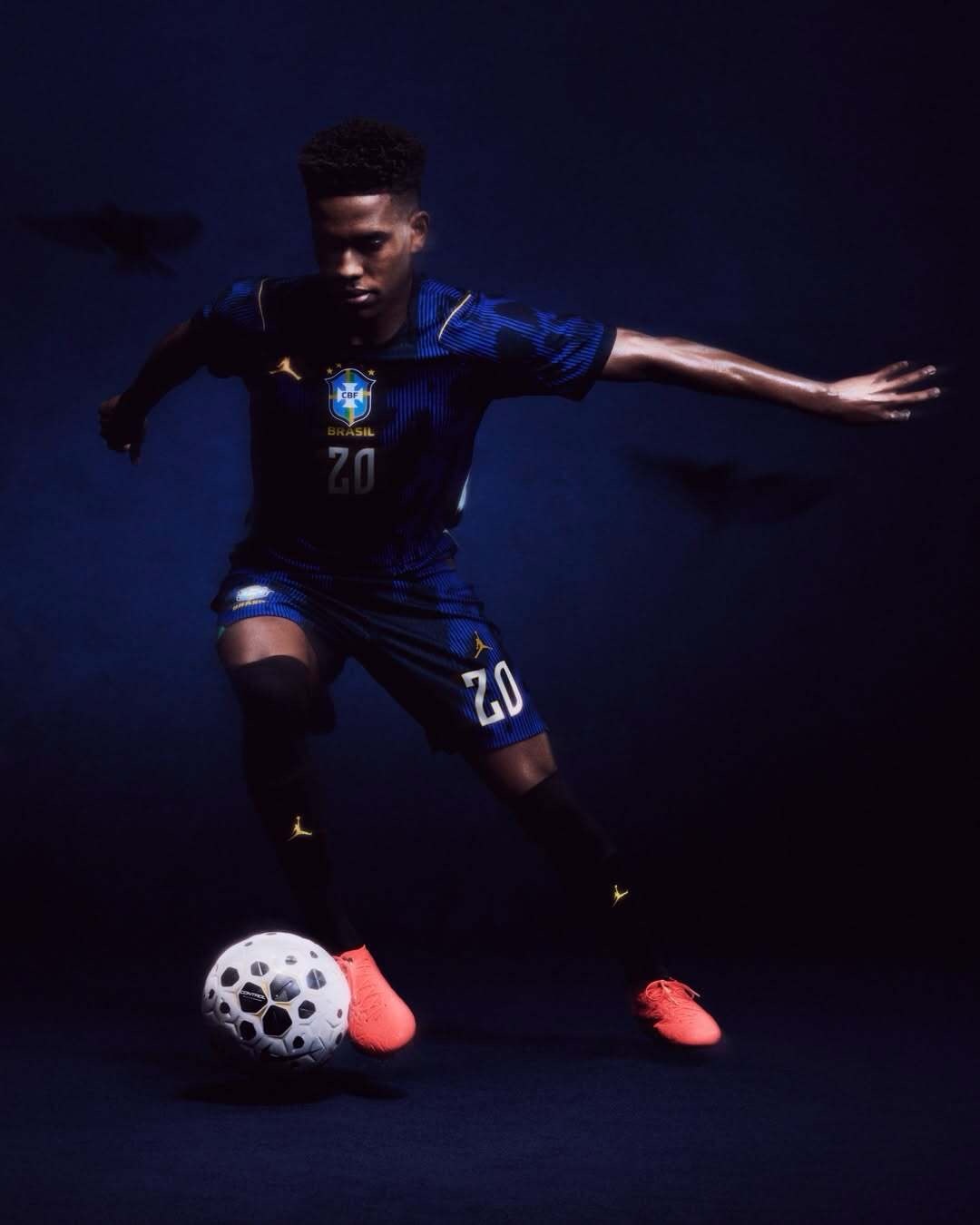 Brazil collab with Jordan for their 2026 World Cup away kit — the