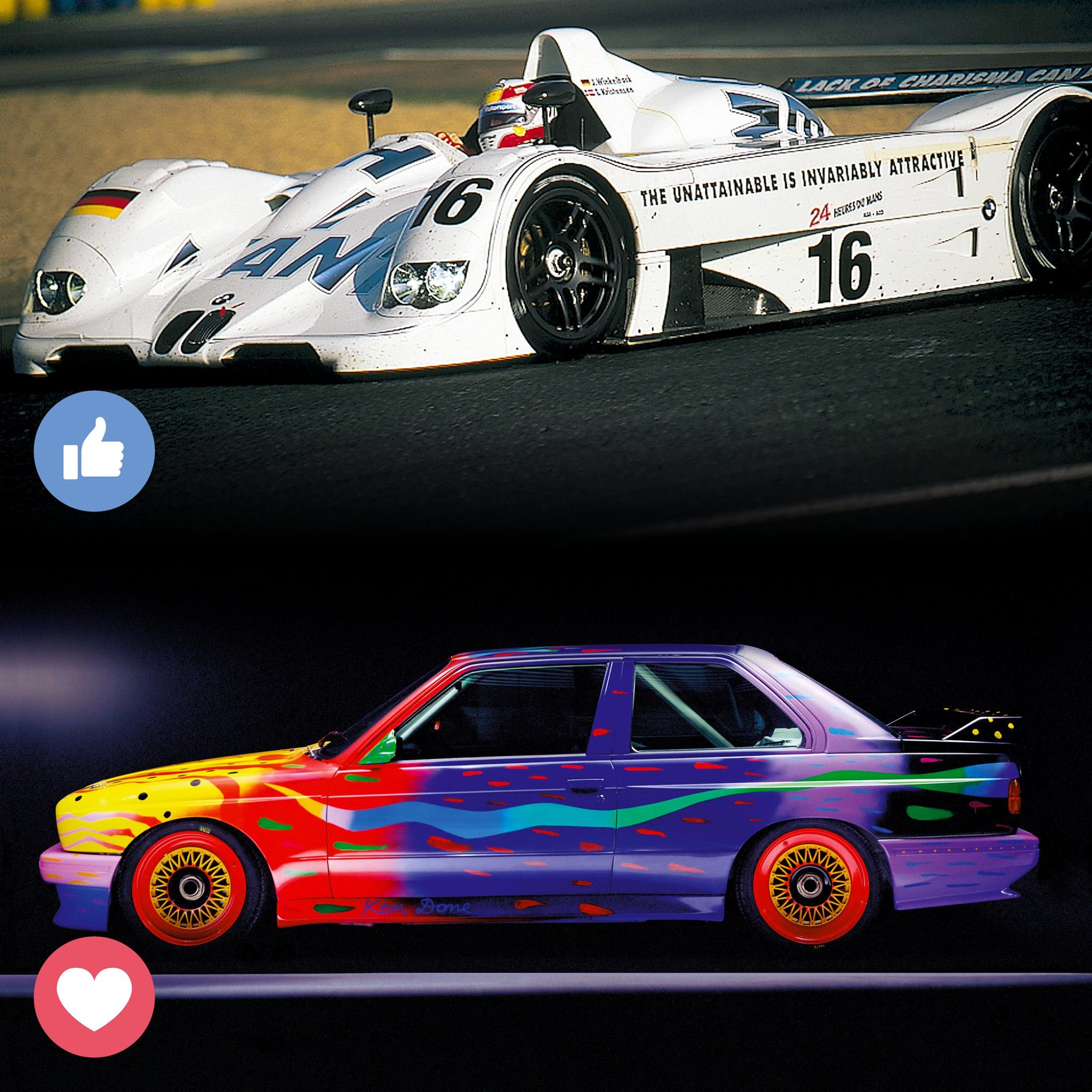 Which BMW Art Car is your favourite? Click … ￼￼👍🏻 for Jenny