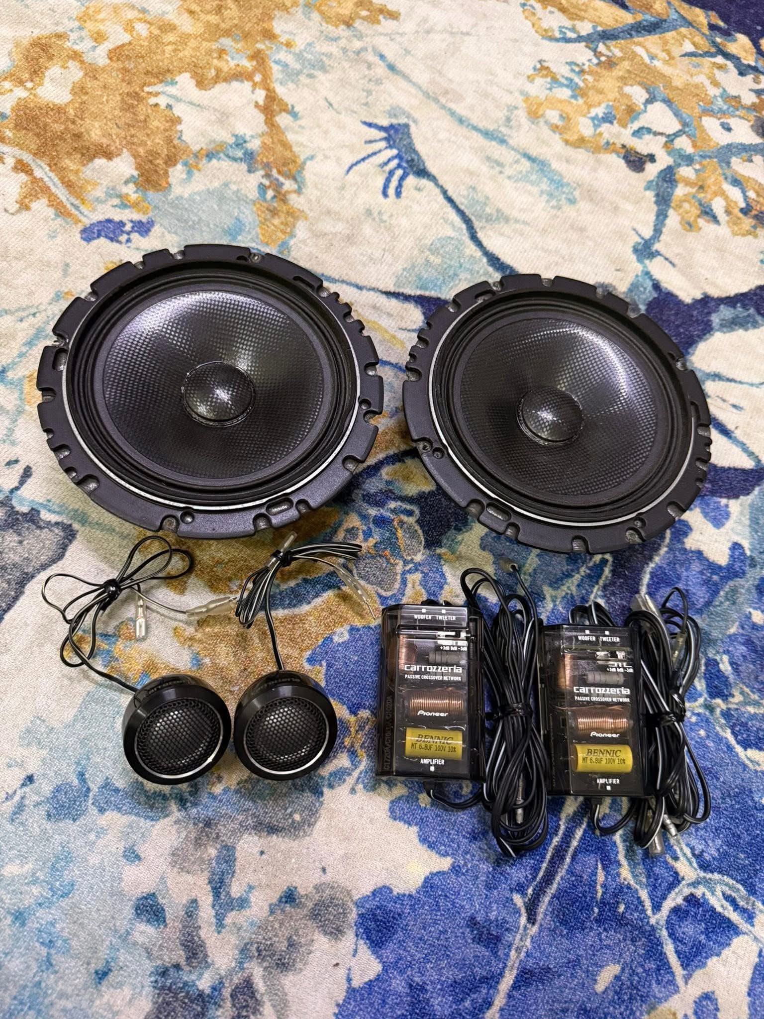 Carrozzeria TS C1620A Black Series Component Car Speaker Set for