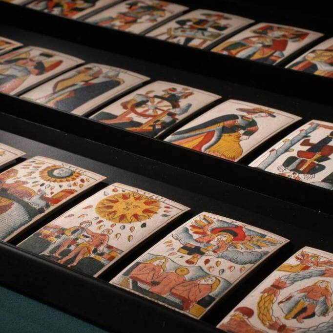 The Visconti-Sforza tarot cards were made by artist Bonifacio