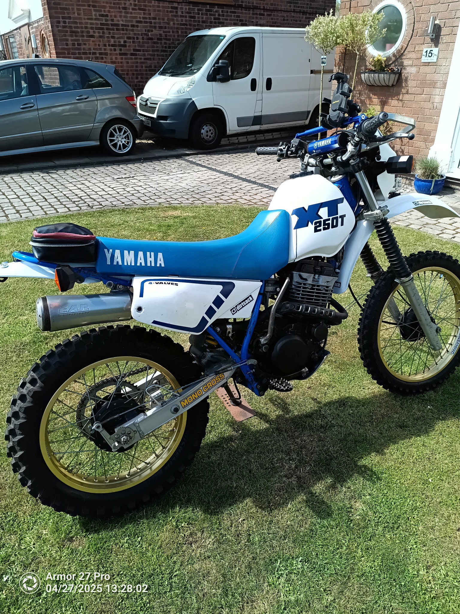 Just finished off my 1983 XT250t, leaving powder coating frame 