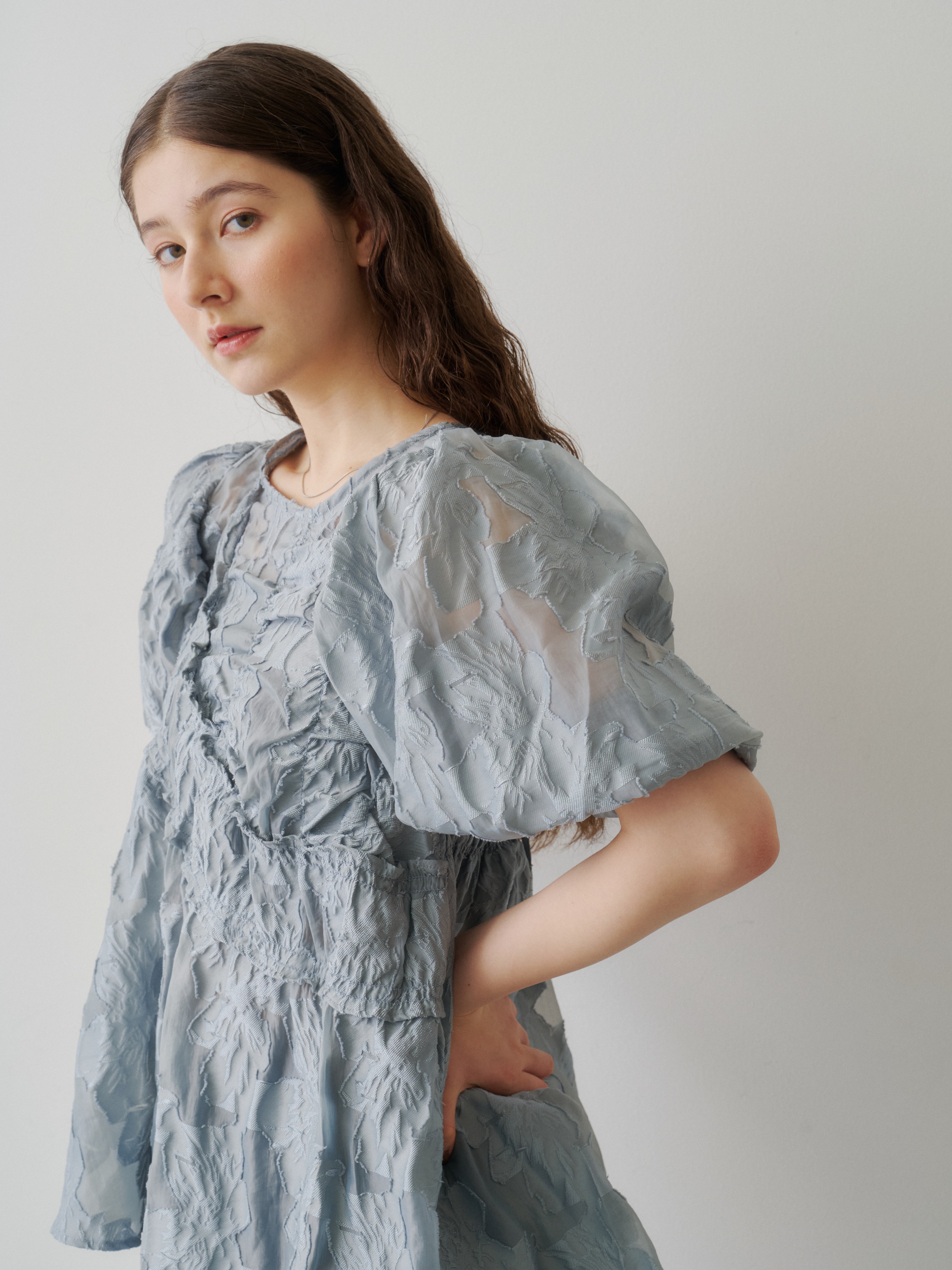 pick up item】 フリルサッシュチュニック ¥8,250 color: ivory 