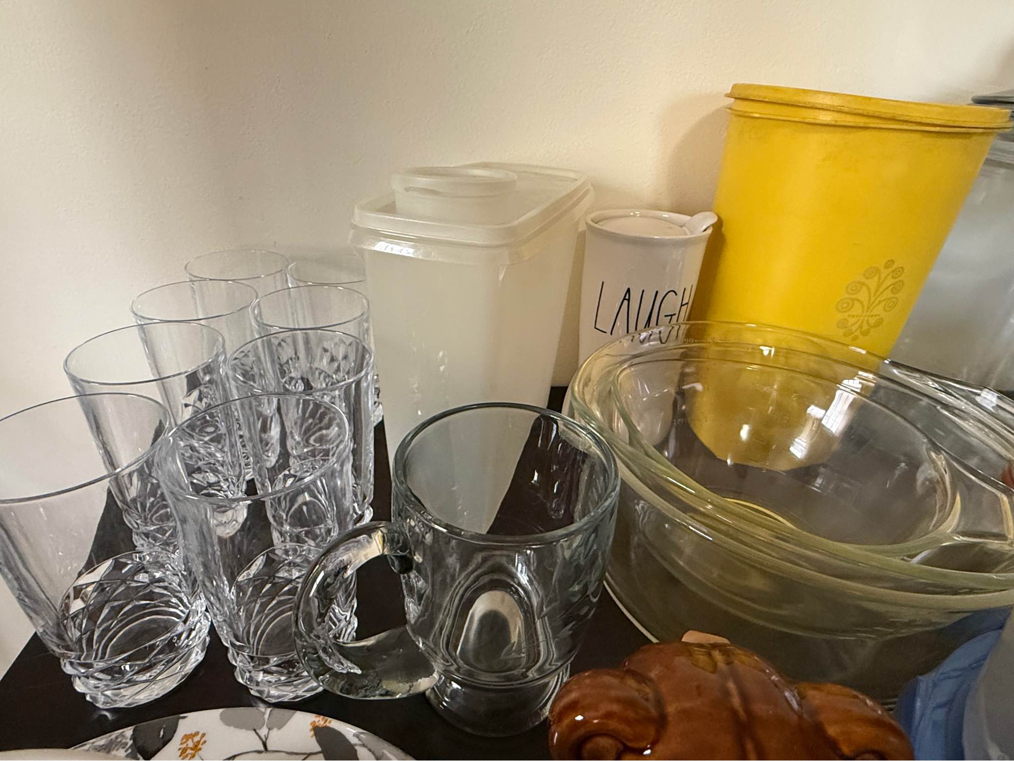 Huge lot of Kitchen Items Oversized Cookie Jar Canisters Vintage ...