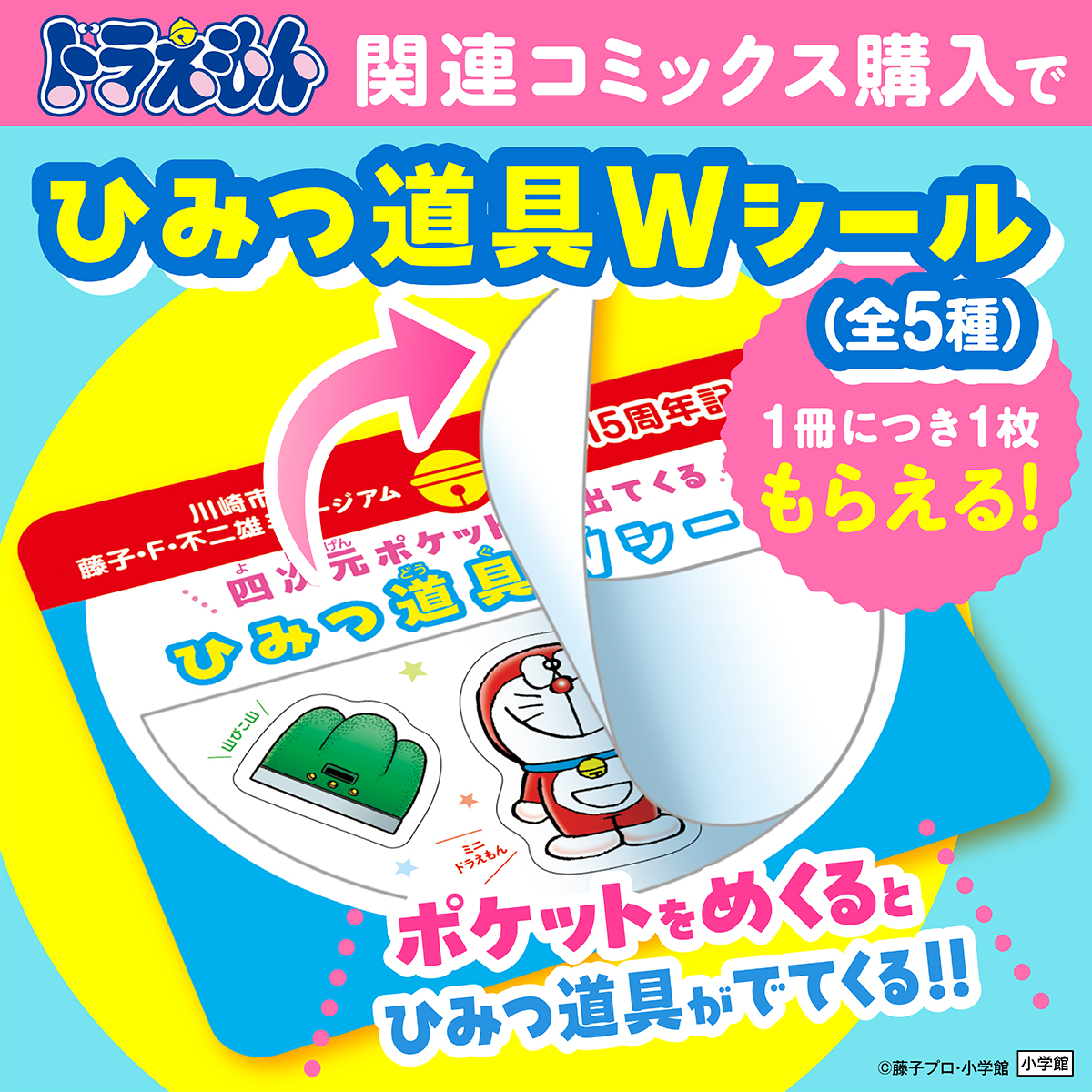 非売品 ドラえもん 書店フェア コミックそっくり ミニクリアファイル
