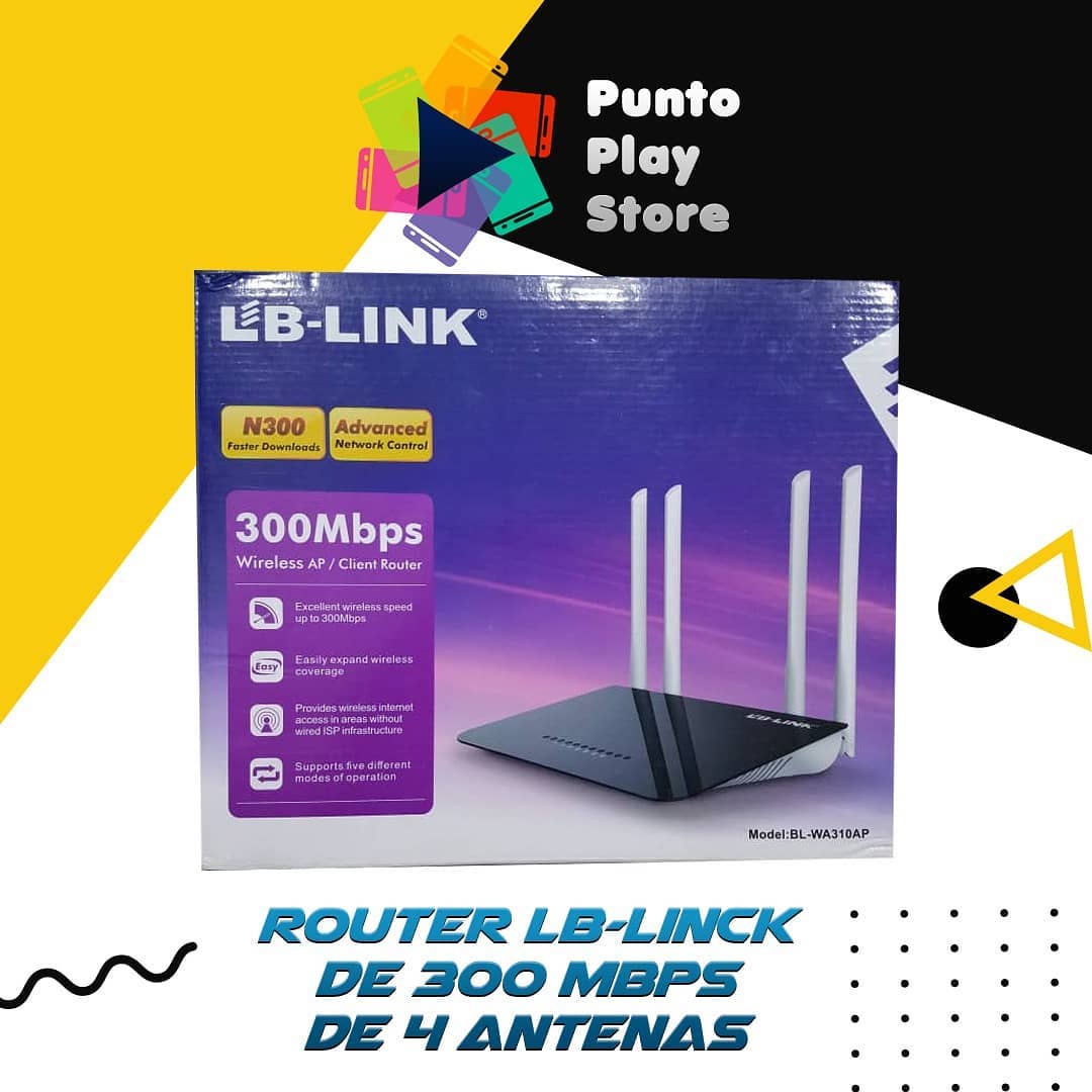 puntoplaystore - 🤩Router 5 en 1 de 300Mbps🚀 -🎚️Repetidor...