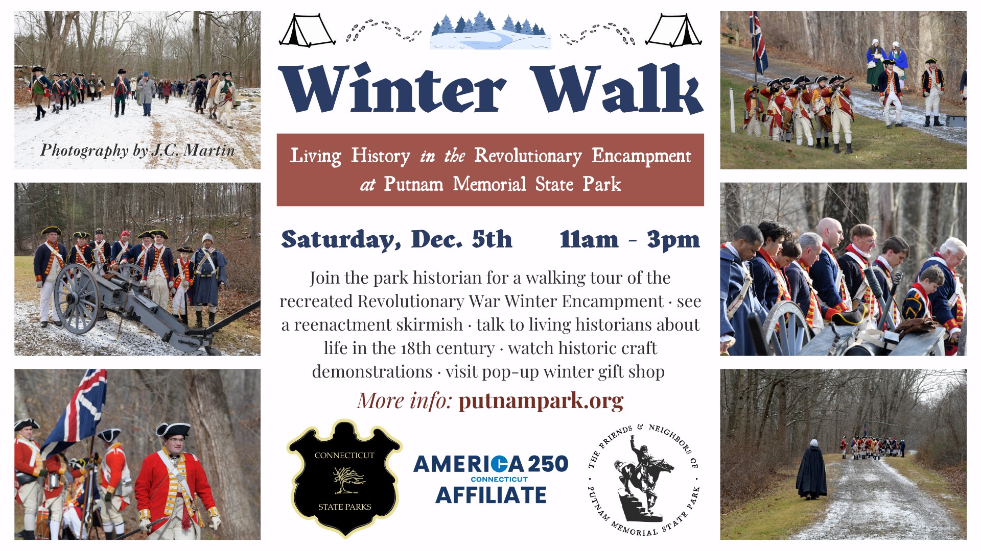 Winter Walk: Living History in the Revolutionary Encampment at Putnam ...