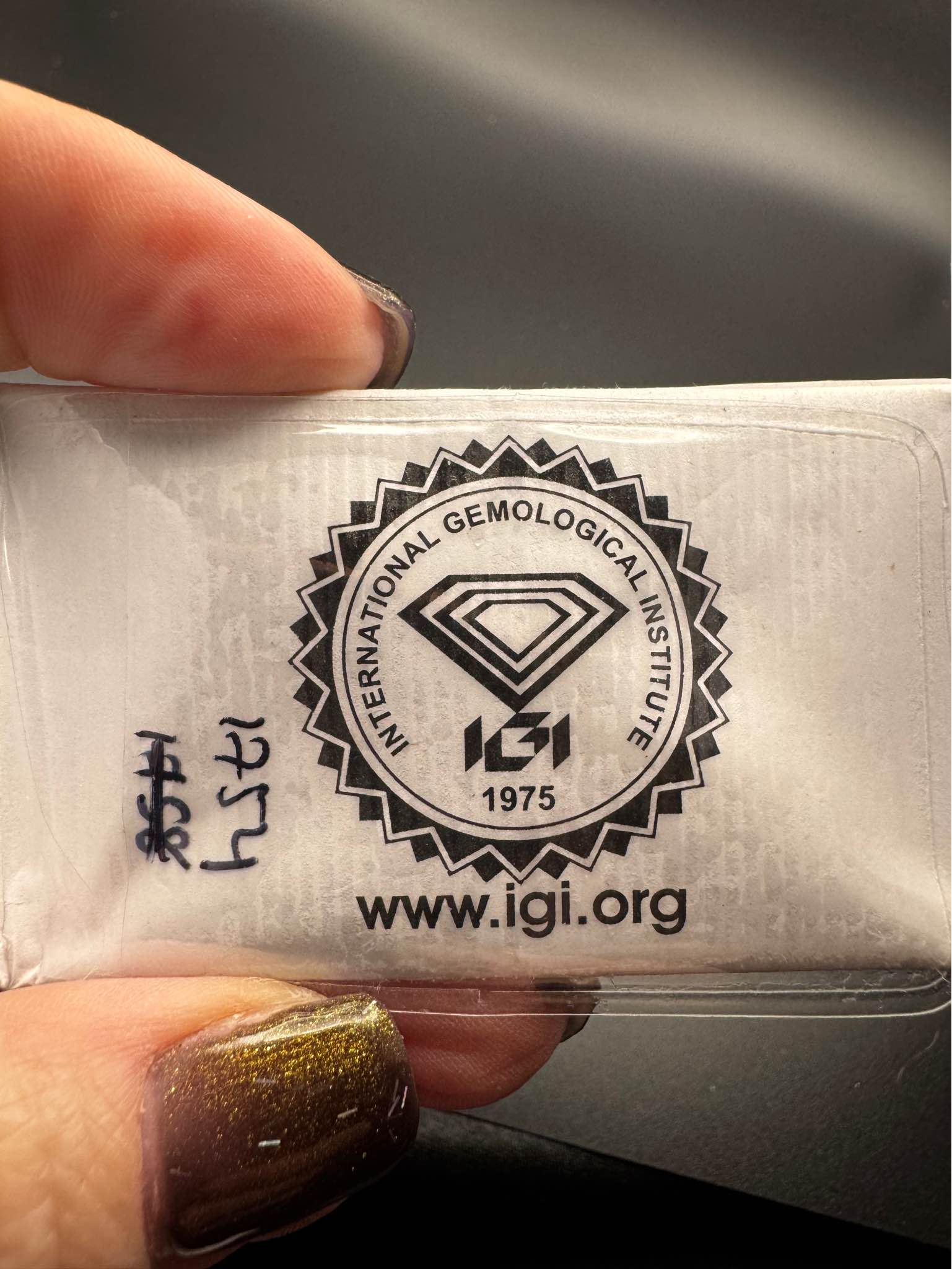 2.48 CT Lab Grown Diamond – IGI Certified – Round Brilliant. Laser ...