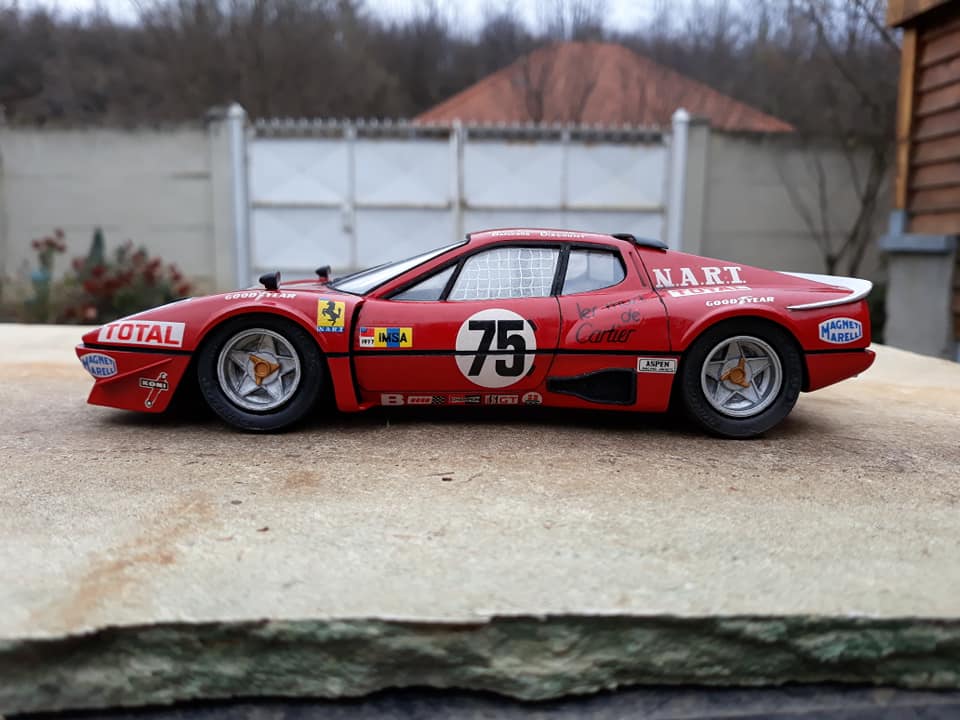 Restored Ferrari 365 GT4 BB 1/24 scale model