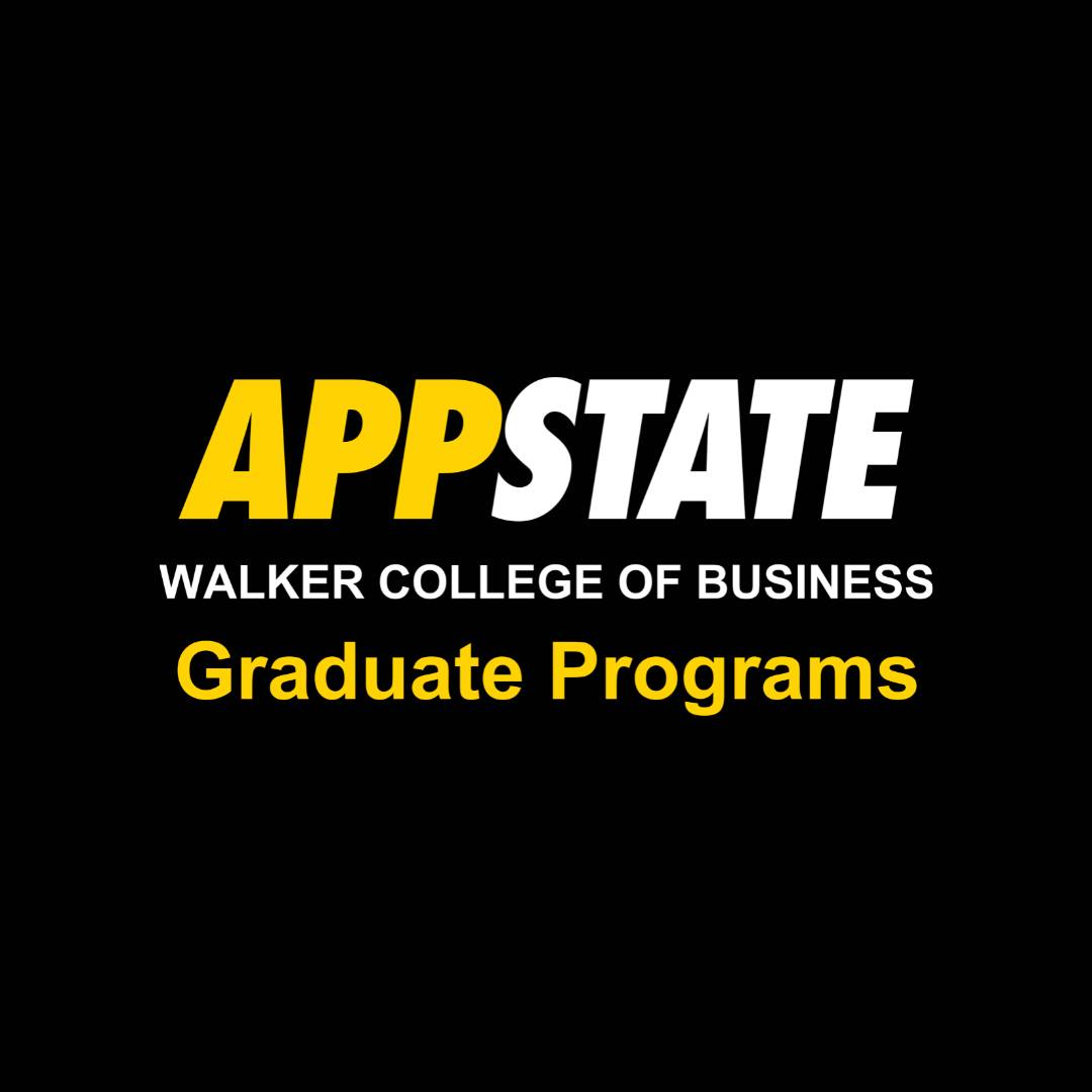 For... - Appalachian State University Walker Graduate Programs | Facebook