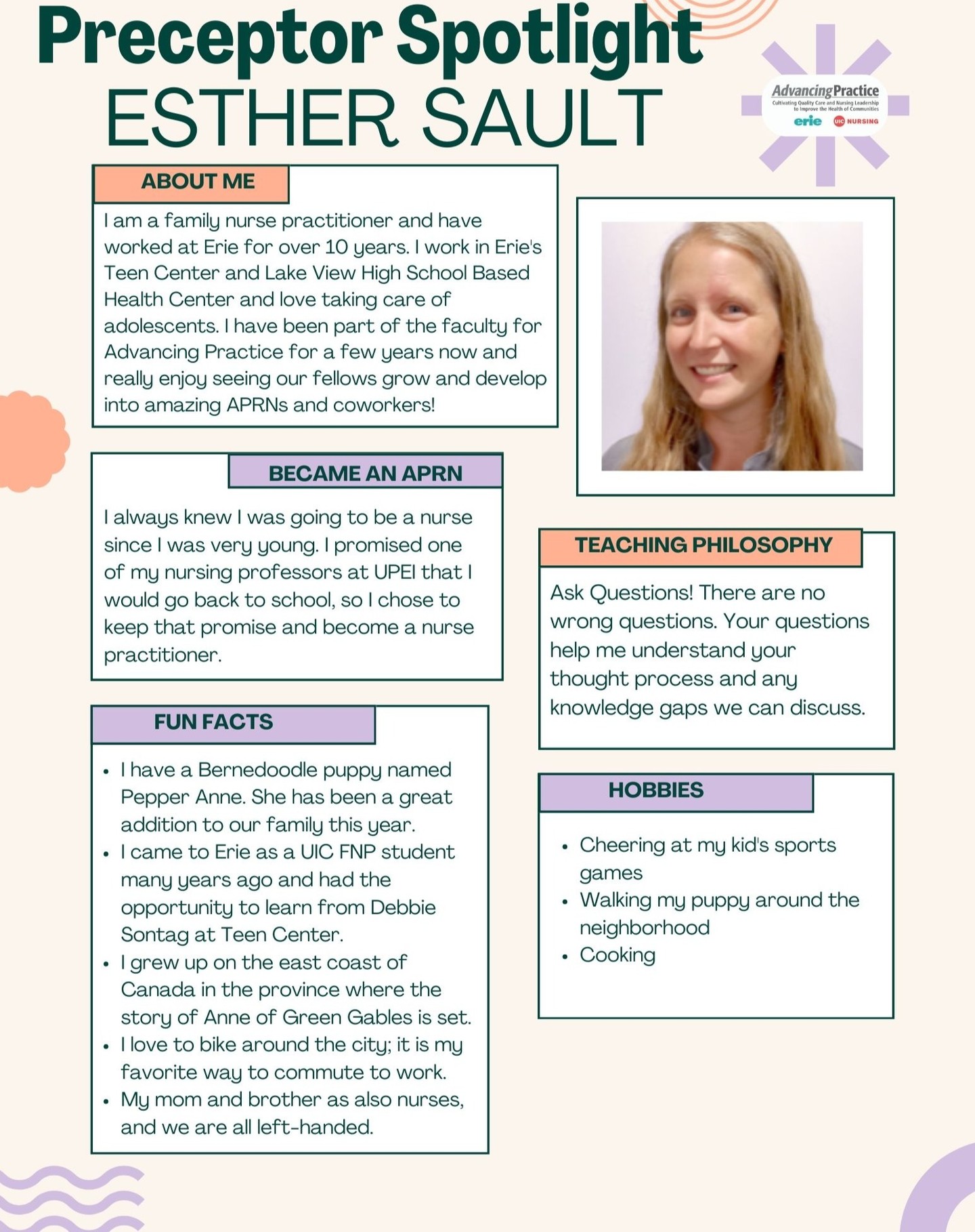 🌟 Preceptor of the Week Spotlight 🌟... - AdvancingPractice | Facebook