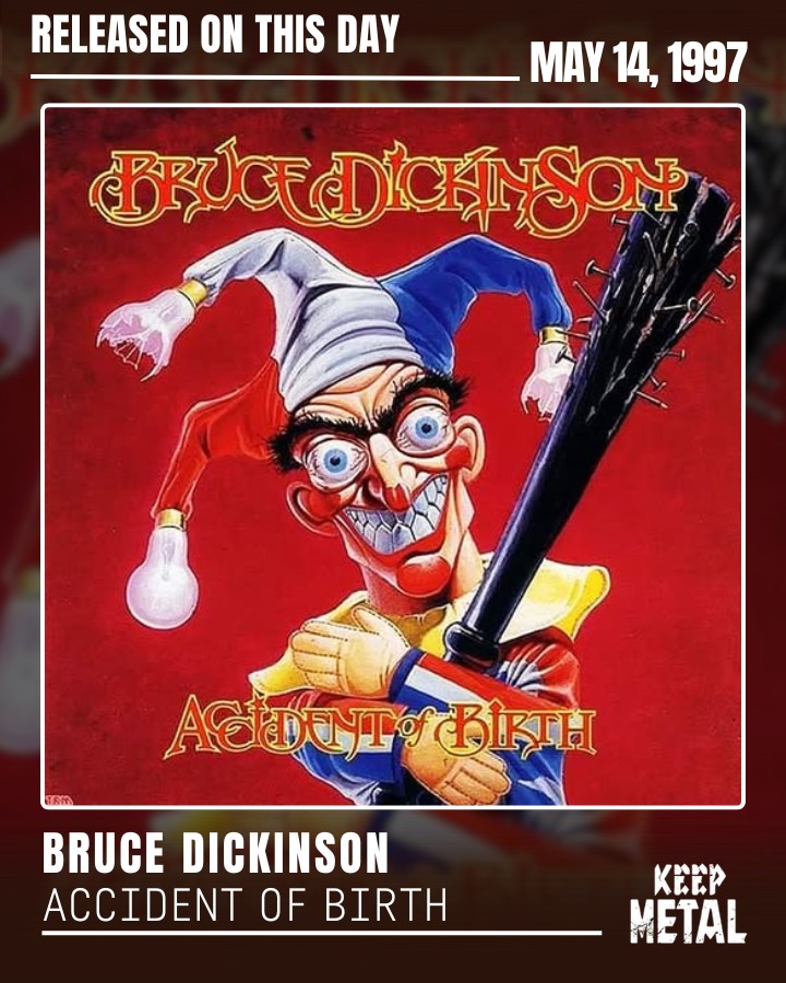 Bruce Dickinson 🔥 Accident of Birth — 4th studio album Released