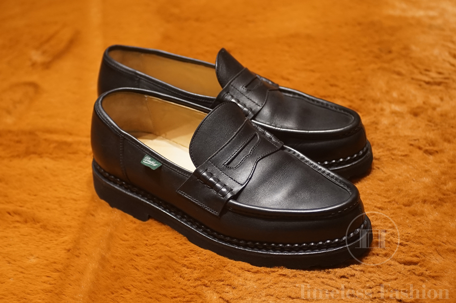 Paraboot, Reims, Black 保養回娘家 #timelessfashion 