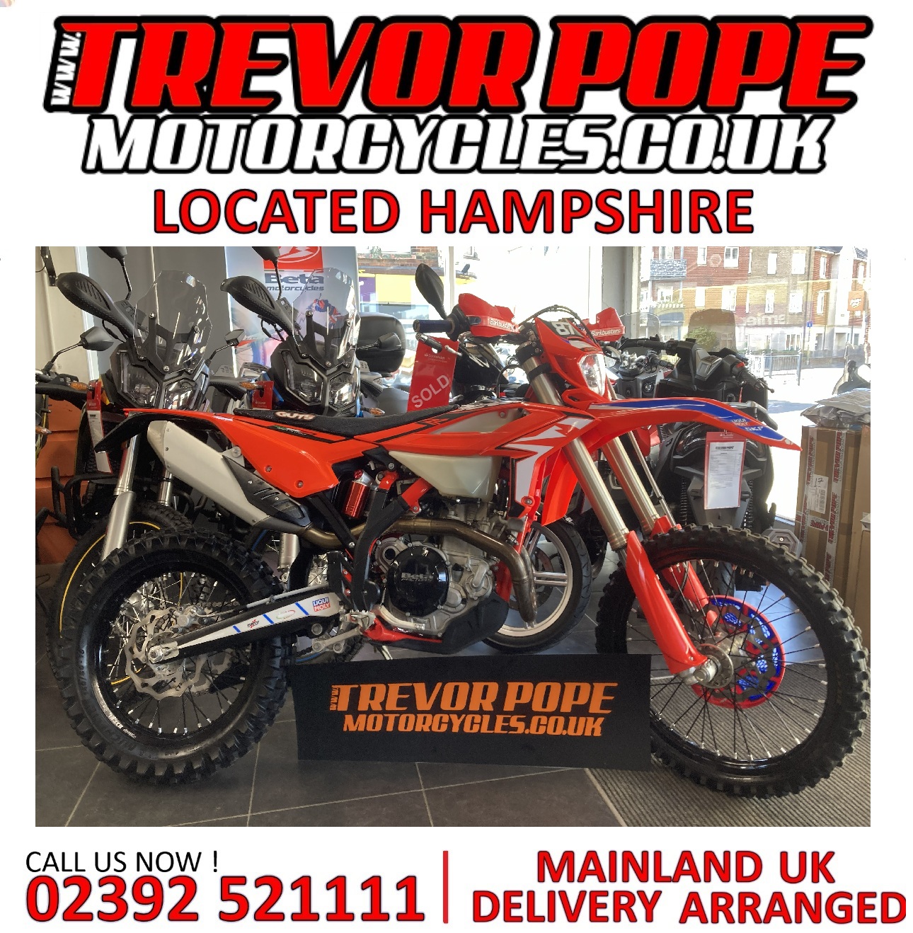 NOW SOLD **** BETA RR 390 2024 £6,195 1 Owner 29.9 Hours Bark