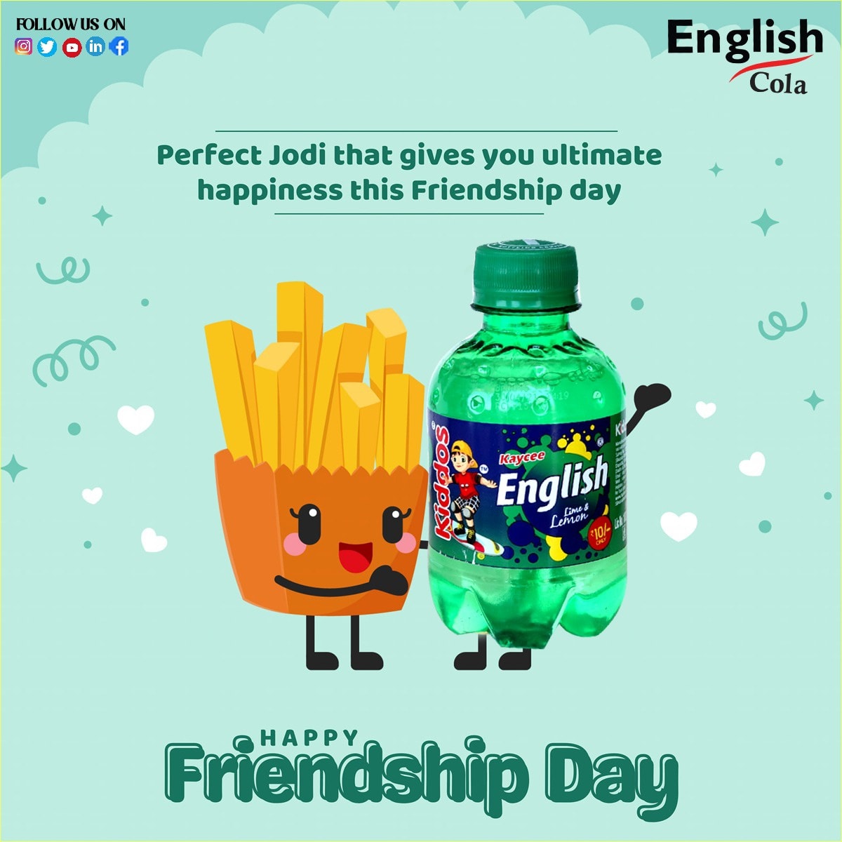 English Cola - Celebrate this friendship day with the...