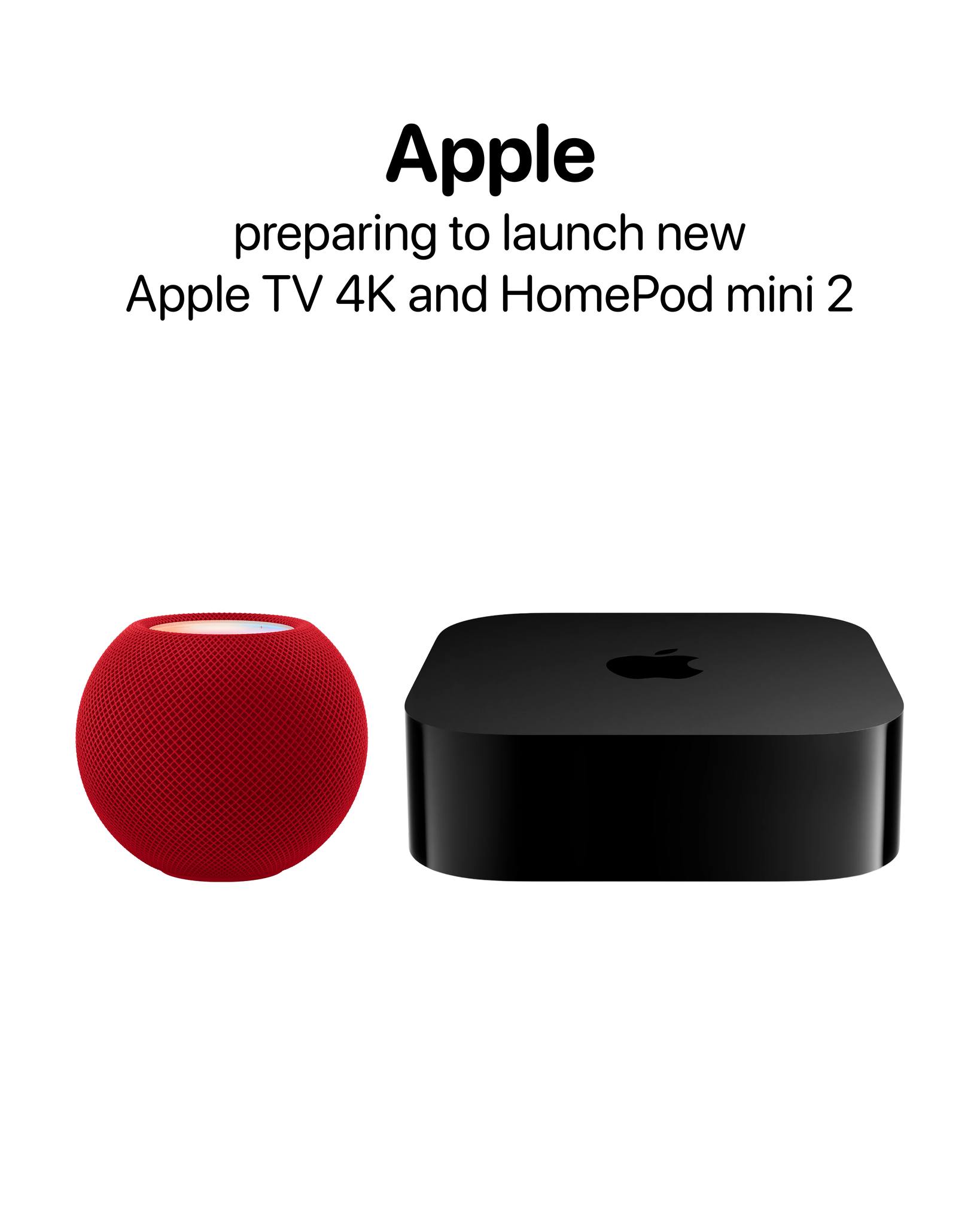 Apple TV 4K & Pod mini 2台 & おまけセット A new Apple TV 4K and HomePod mini 2 are 