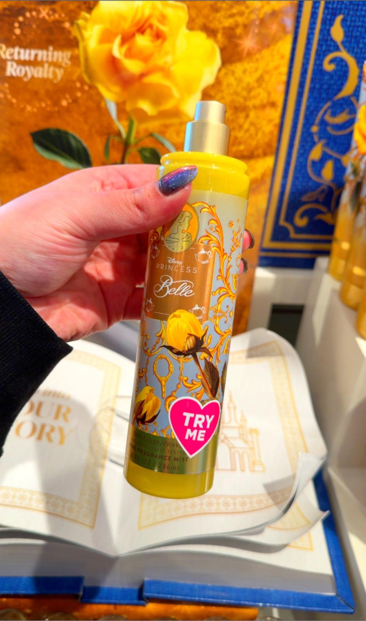 Disney Princess x Bath and Body Works Belle 👑🧁💛✨ Notes of