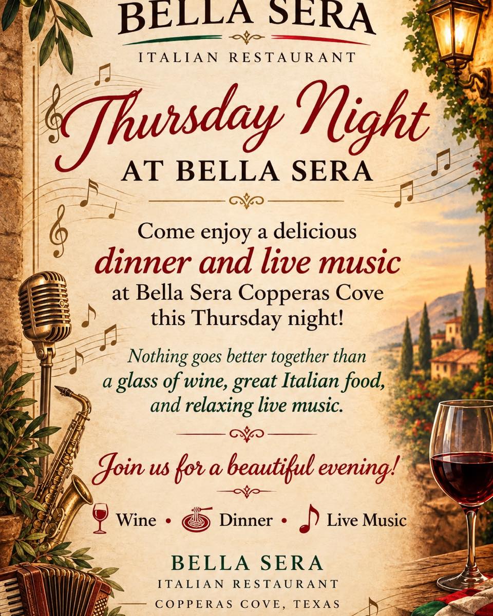Bella Sera Italian Restaurant | Copperas Cove TX