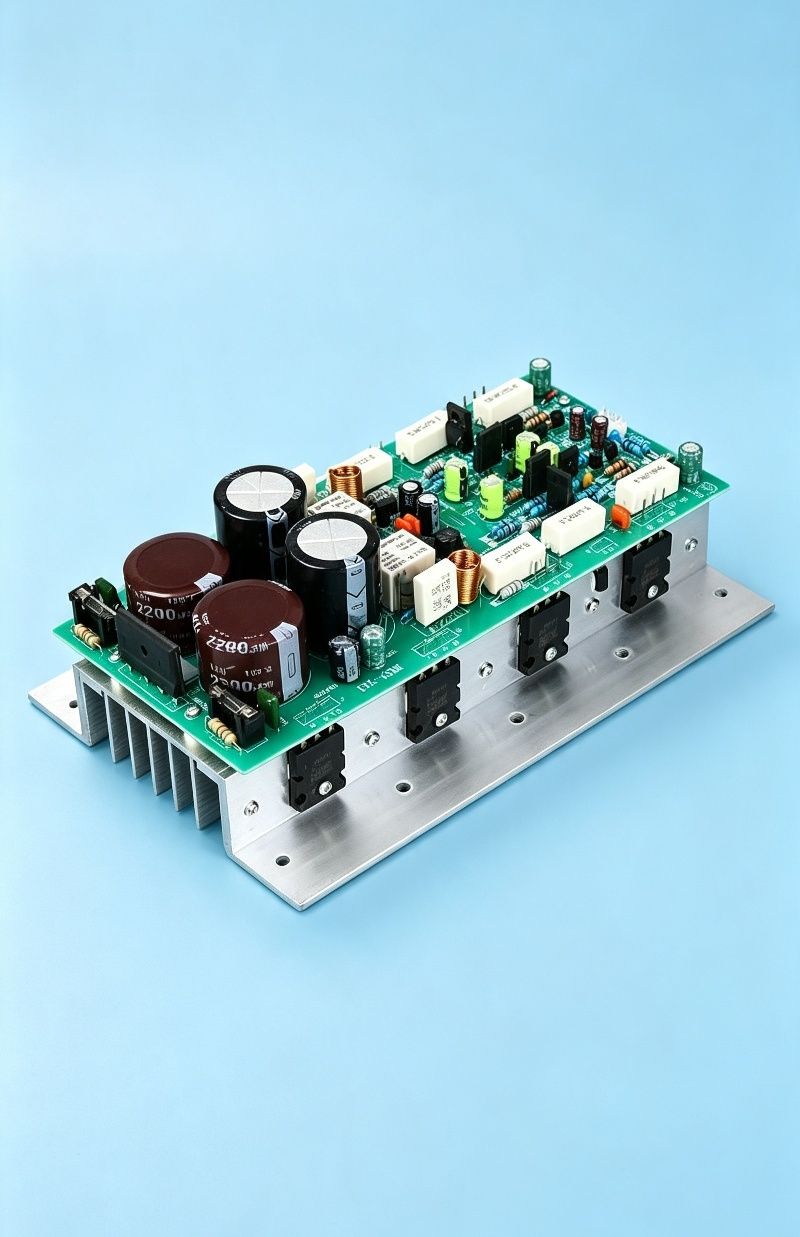 DX-45M Class AB Power Amp Module — 2200µF Filter Caps
