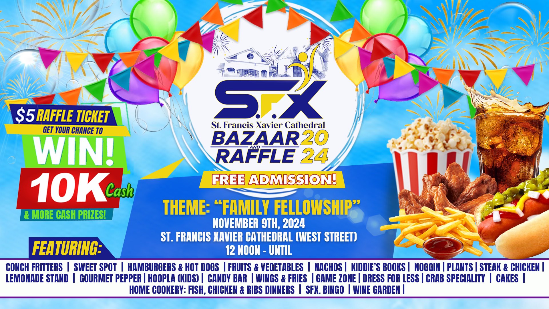 ST. FRANCIS XAVIER BAZAAR & RAFFLE