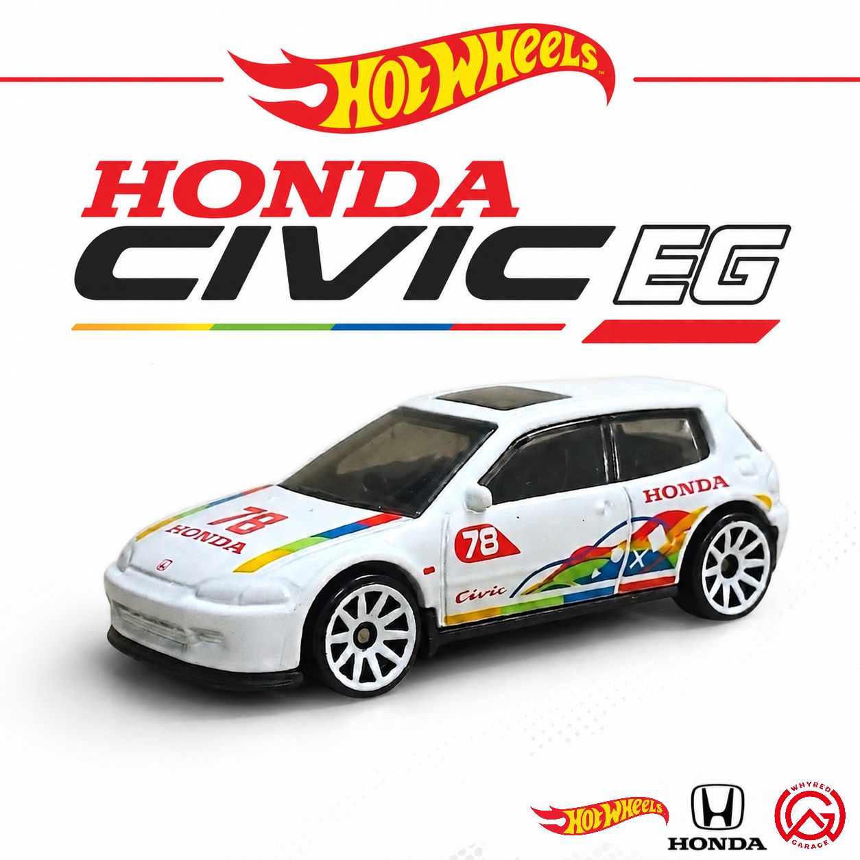 Stock in hand! Hot Wheels 2nd Convention Malaysia Honda Civic EG