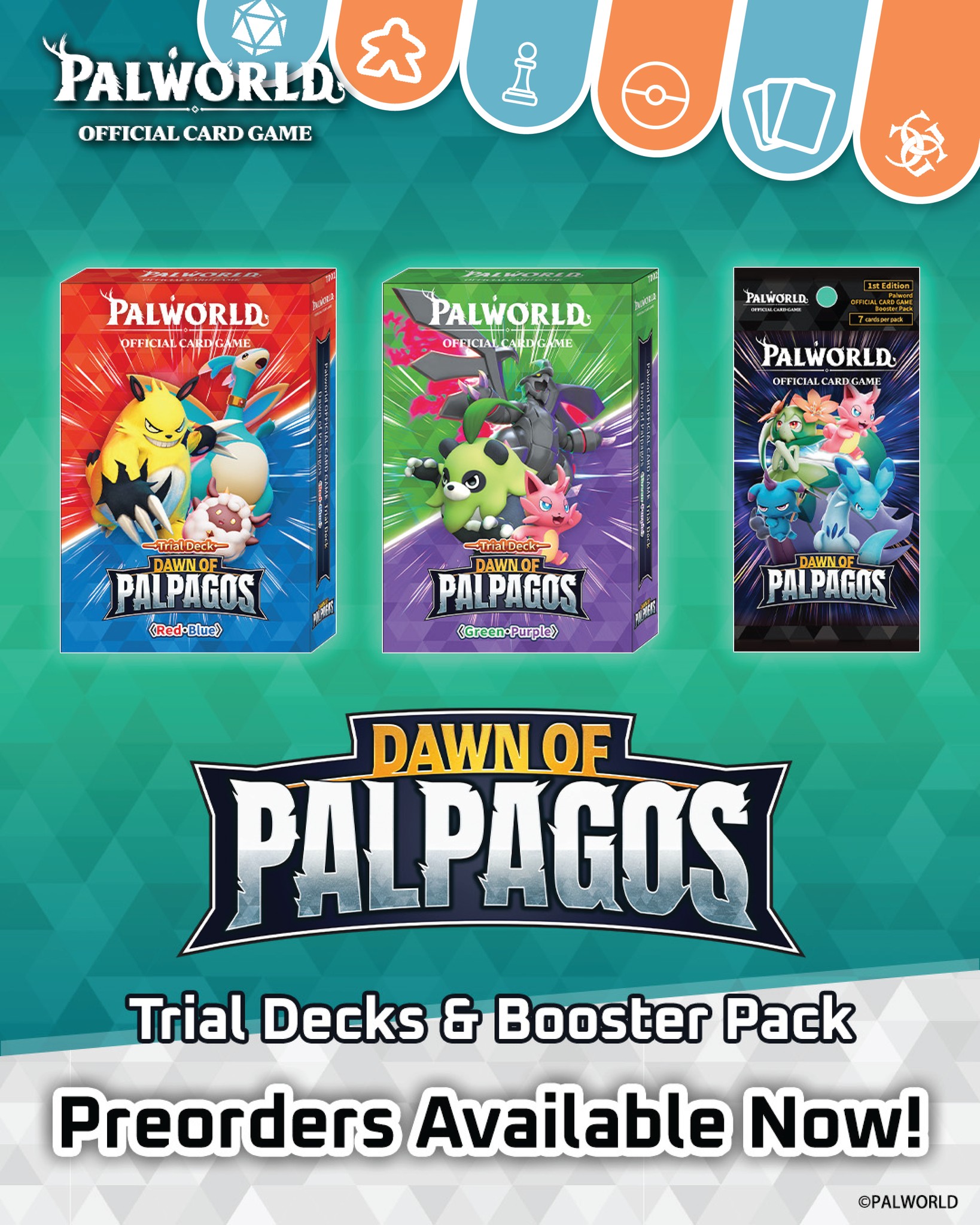 Preorder Palworld Official Card Game: Dawn of Palpagos