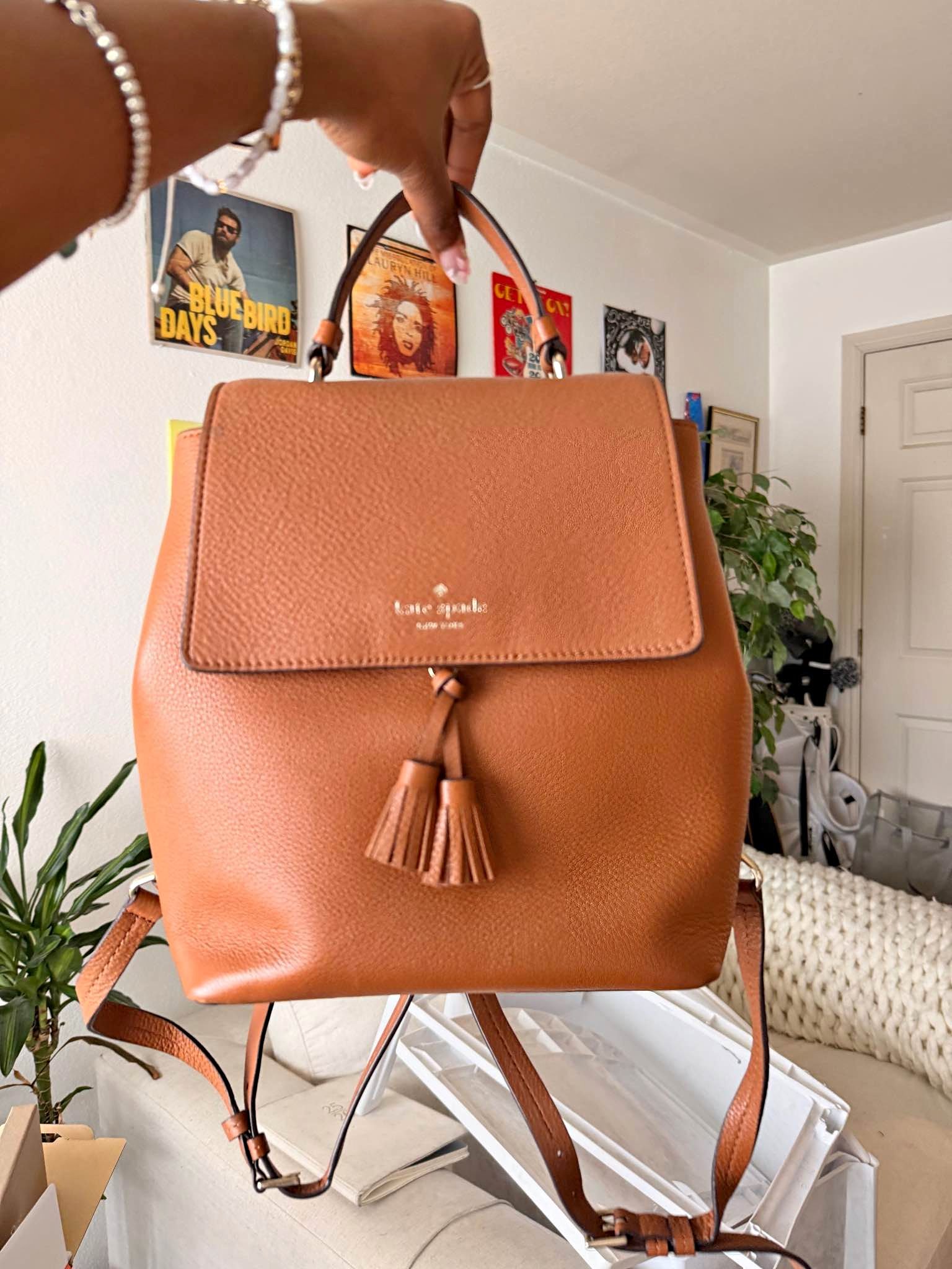kate spade hayes mini backpack KSNY Natalie Backpack, Pomegranate Pink Crushed Velvet Convertible Crossbody, Luxurious Small Shoulder Purse For Women The Kate Spade Chelsea The Little Better Nylon Mini Backpack in black with a playful apple print is a cute and practical accessory Kate Spade Chelsea The Little
