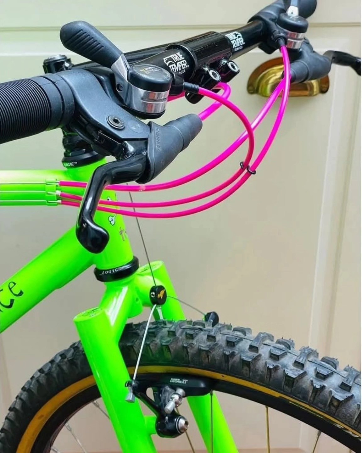 Mtb with Shimano XT components, 1990