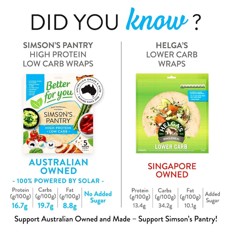 Simson's Pantry - 🇦🇺 ️🇦🇺 Compare the pair! Did you know... | Facebook