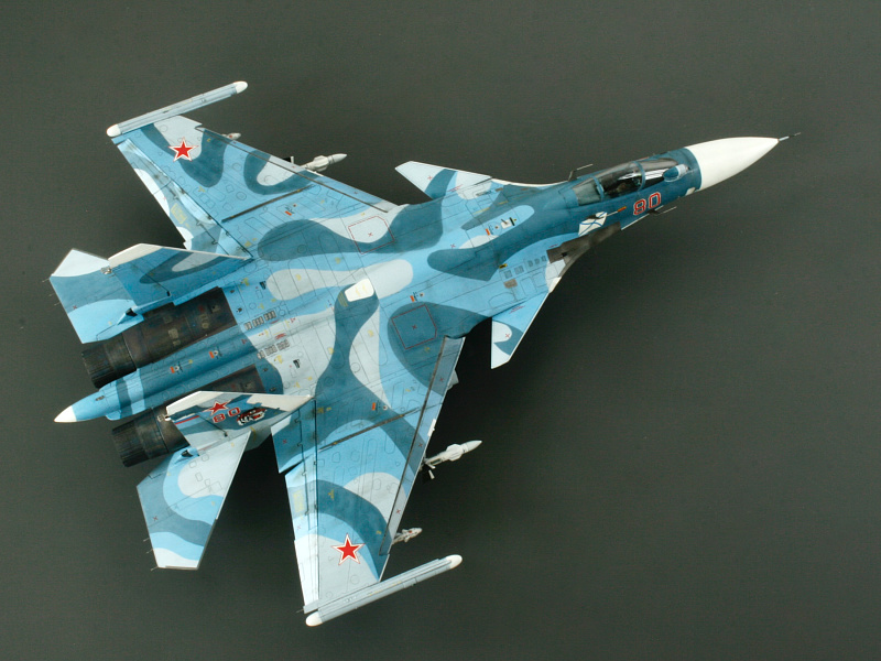 F-Toys 1/144 Su-30SM model from 22nd Guards Red Banner Fighter