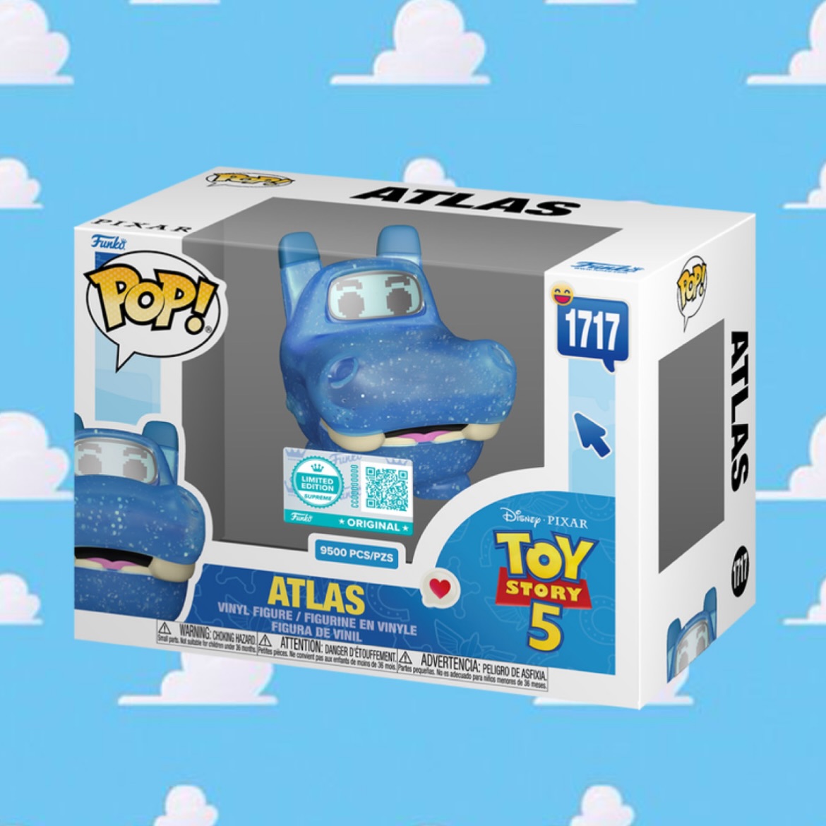 Toy Story 5 Limited Edition Atlas Funko Pop - 9500psc - R500