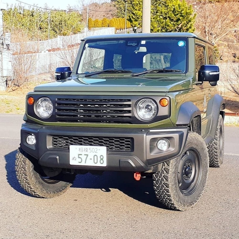 Clean setup for this Jungle Green Jimny Sierra 👍 Thanks for