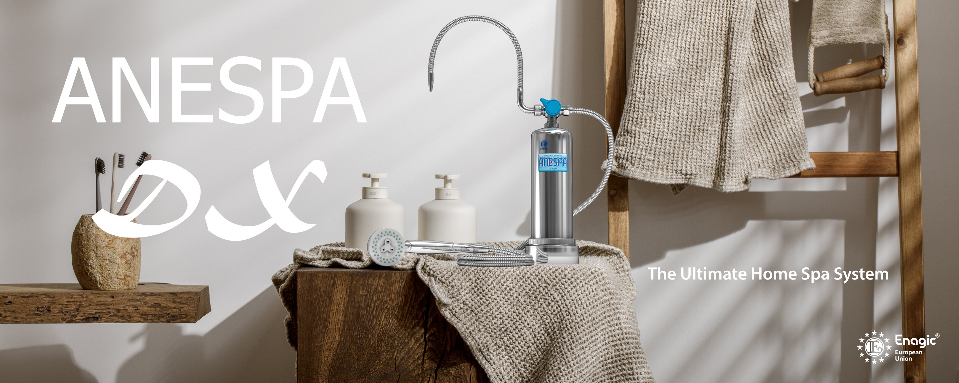 Enagic - ANESPA DX: The Ultimate Home Spa System Treat yourself to