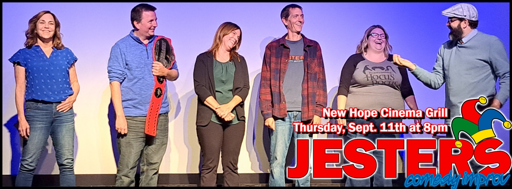 Jesters Comedy at New Hope Cinema Grill - Falling into Autumn!