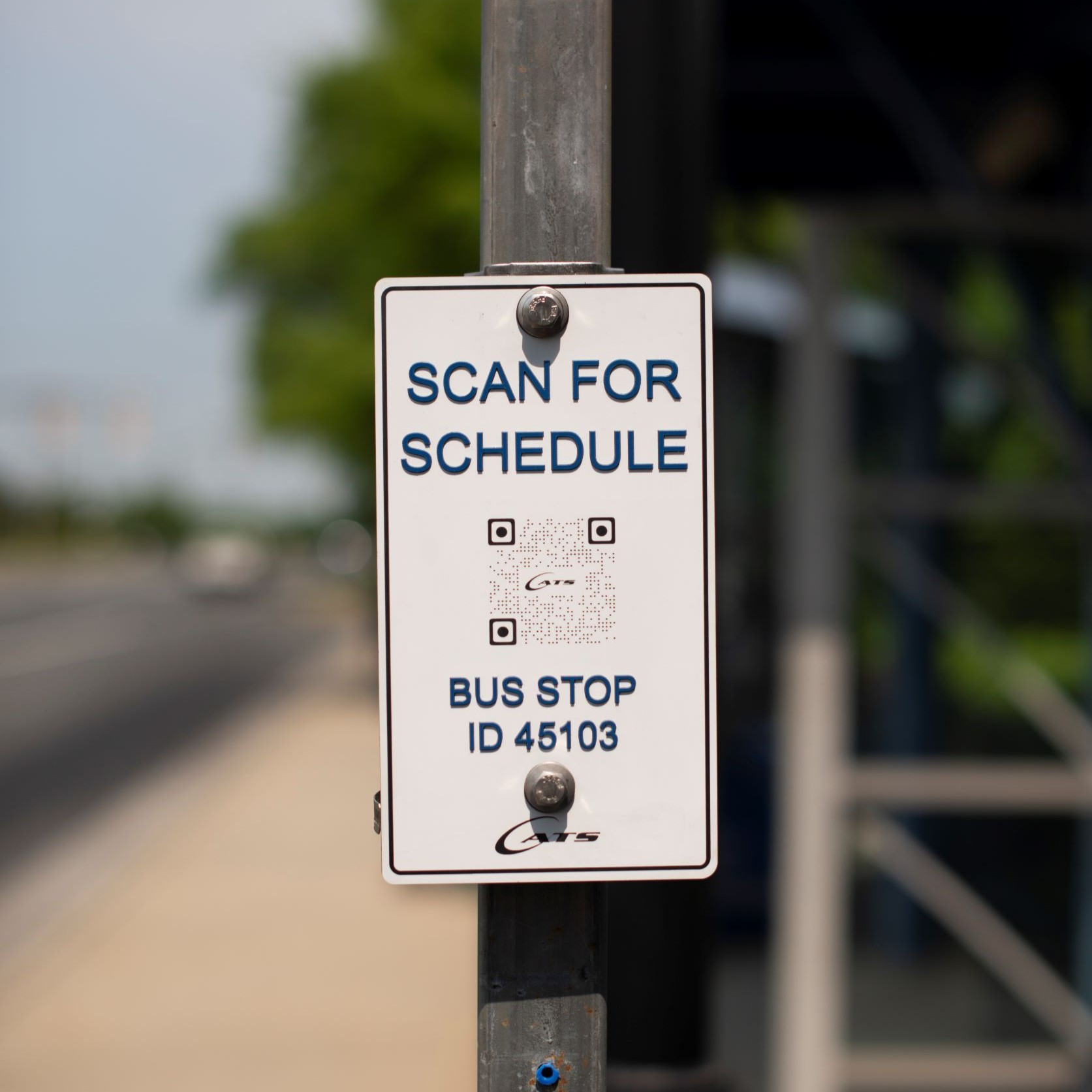 QR codes on route cards for turn-by-turn directions