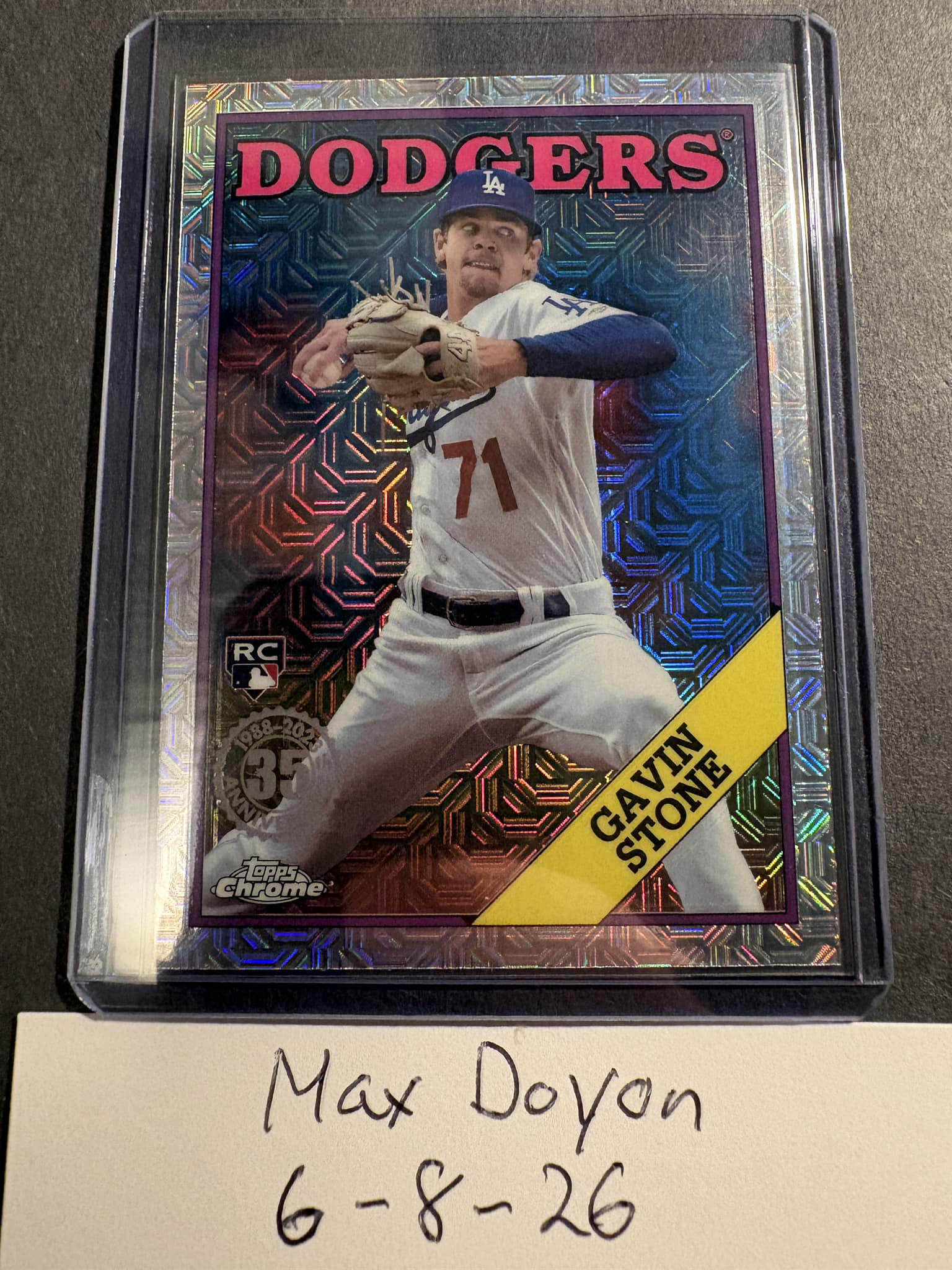 ??? 4.5 Hour Auction??? ?2023 Topps chrome Gavin Stone Mojo 