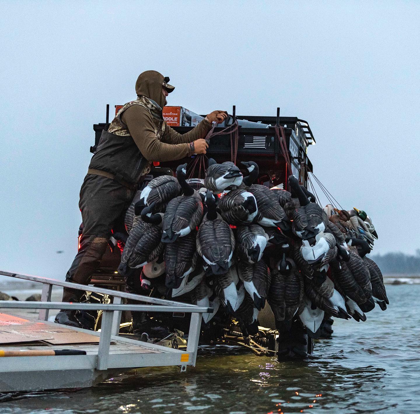 Quack Rack - The mega load. This photo is the tail end of...