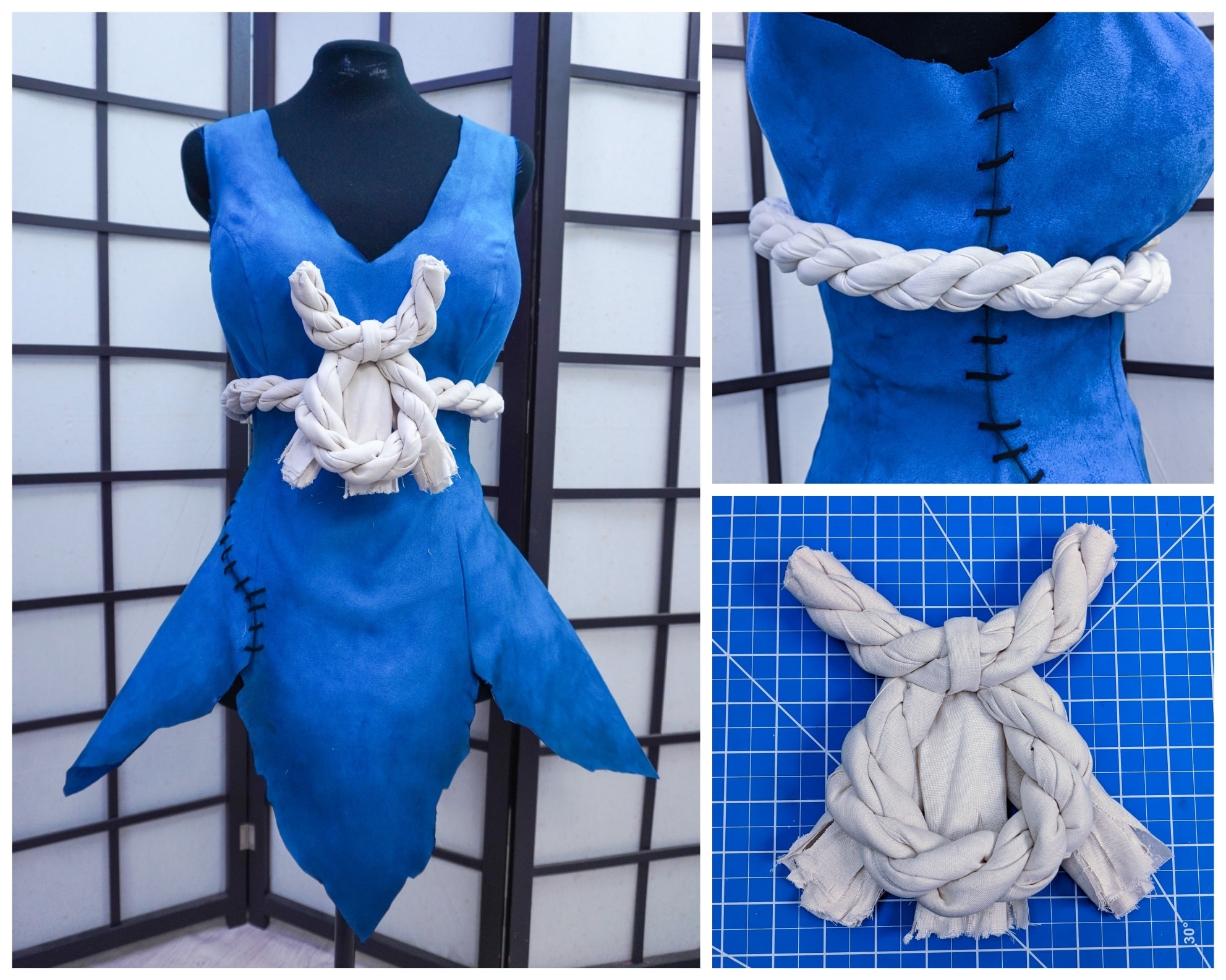 The rope detail on the dress is done!... - Kinpatsu Cosplay | Facebook