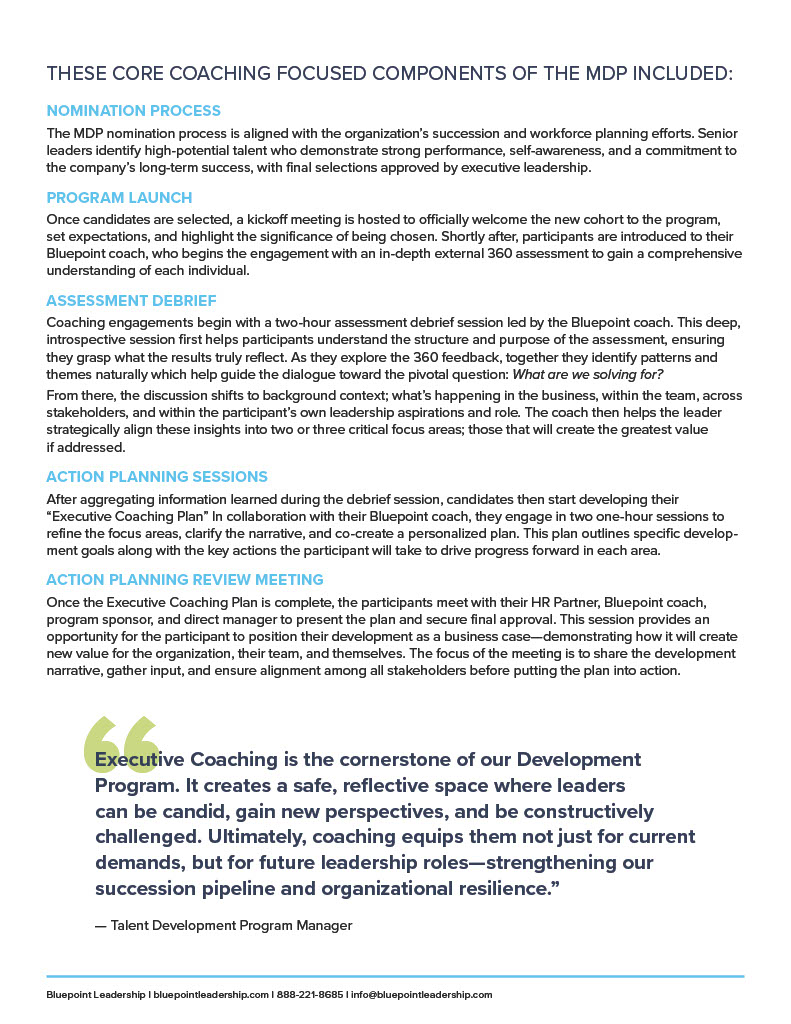 Bluepoint Leadership... - Bluepoint Leadership Development